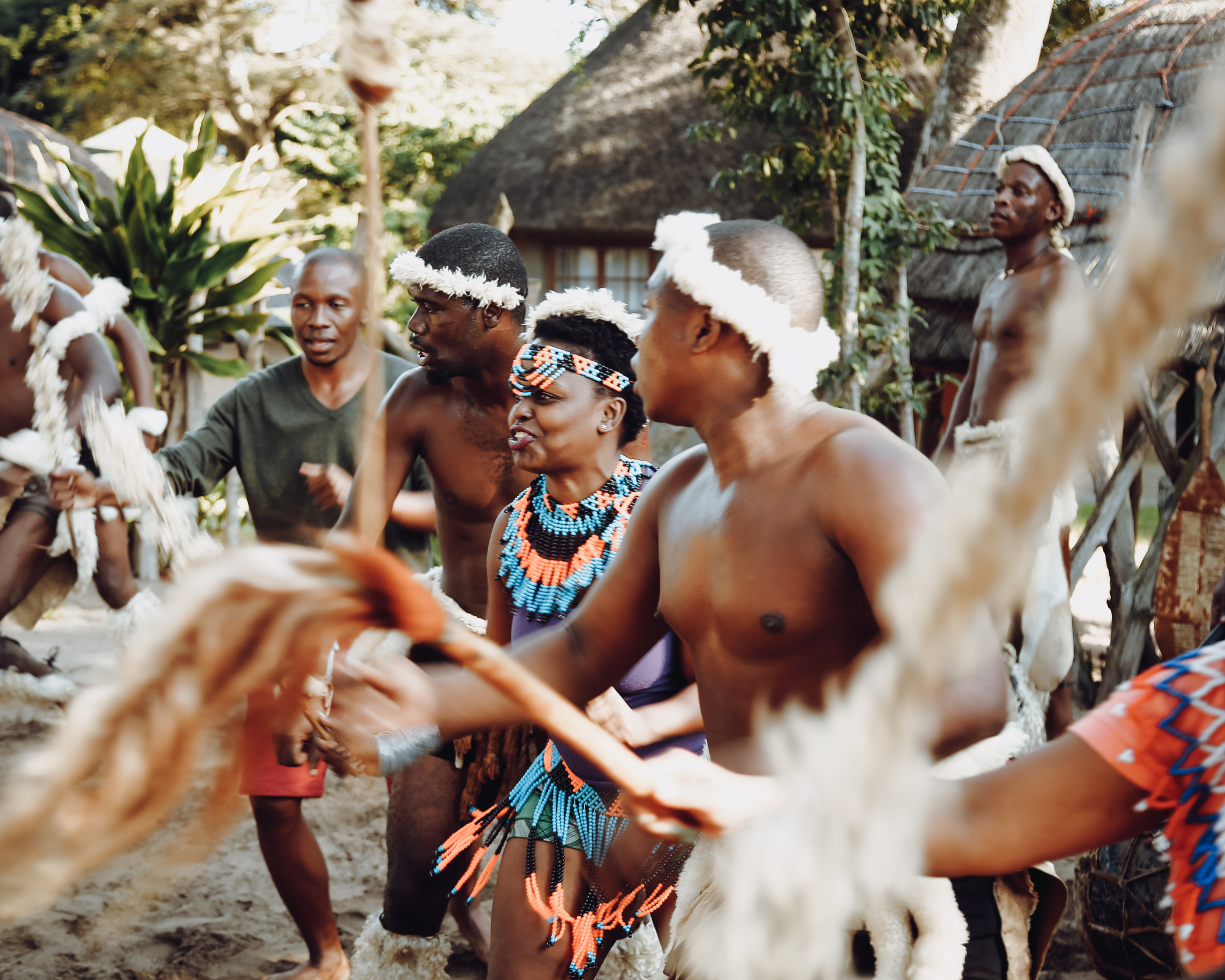 Zulu Wedding Guest Dancing