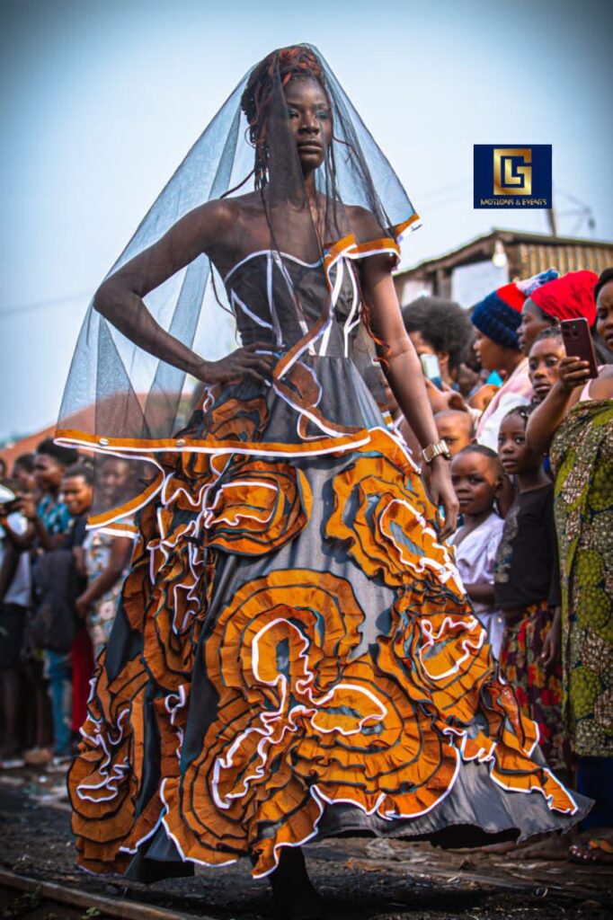 John Mark Mukasa’s Bridal creation as a collaboration with ORM street wear